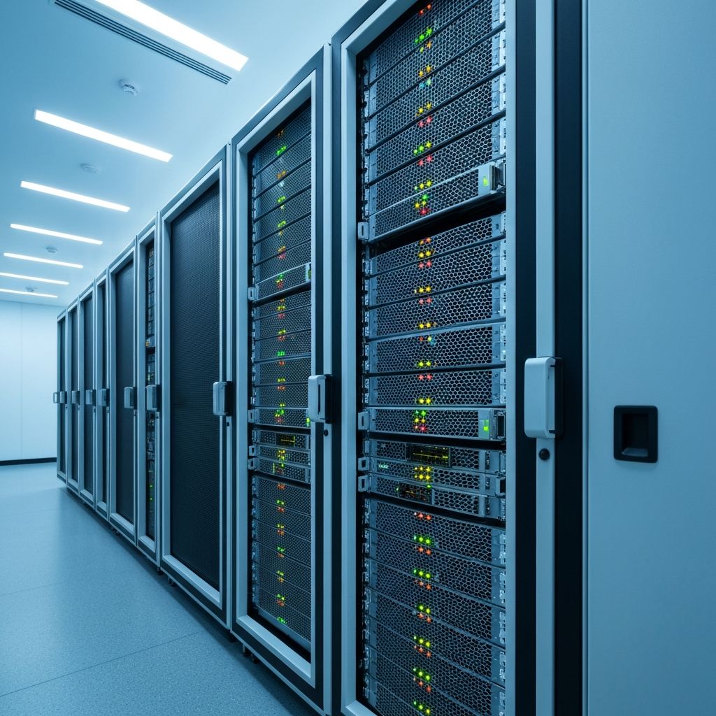 Data centre construction facility requiring precision engineering and project management