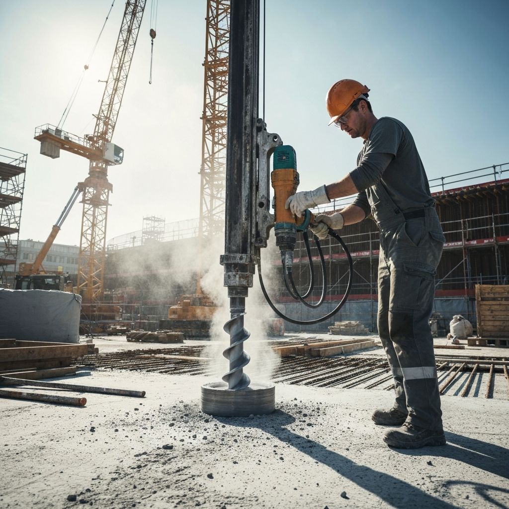 Concrete Core Sampling and In-Situ Strength Assessment